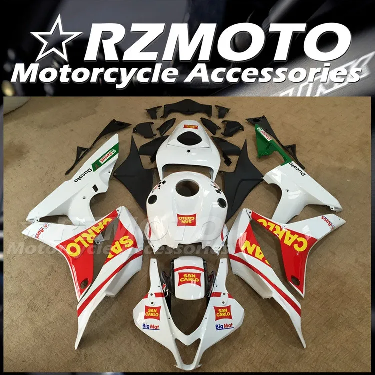 

4Gifts New ABS Motorcycle Whole Fairings Kit Fit For HONDA CBR600RR F5 2007 2008 07 08 Bodywork Set Custom Red Yellow