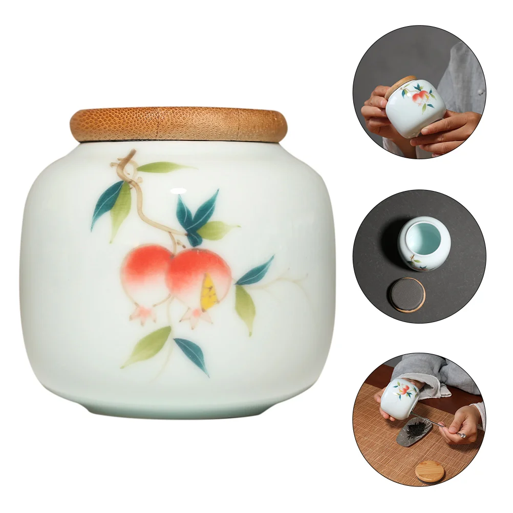 

1pc Tea Storage Container Tea Caddy Sealing Jar Tea Sealing Caddy for Office