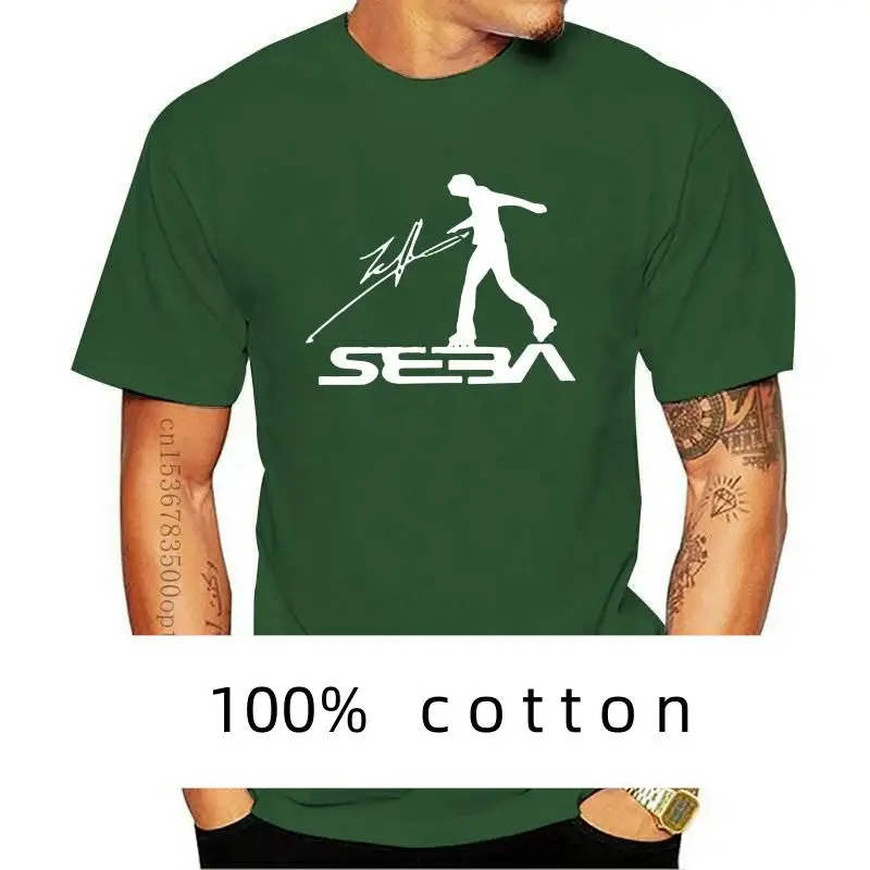 

New short sleeve t-shirt roller skating tee shirt skate tshirt hip hop SEBA t shirt men brand casual T male mens clothing