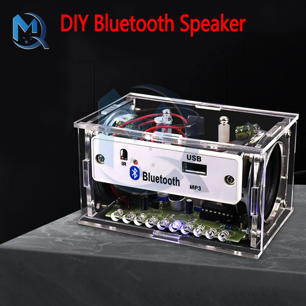 

DIY Bluetooth Speaker Kit Electronics DIY Soldering Project Practice Solder Assembly DIY Electronic Kit Component 2*3W Speakers