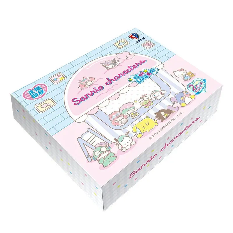Красочная открытка Hello Kitty с героями мультфильмов Cinnamoroll Kuromi My melody Pochacco Sanrio полный