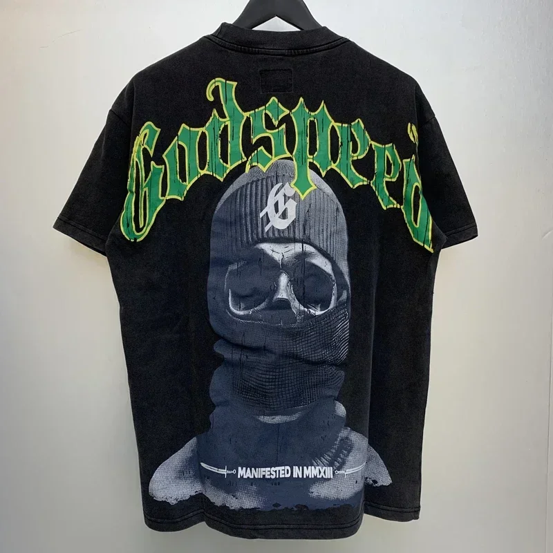 Европейская продажа хорошо модная брендовая футболка GOD SPEED повседневная рубашка