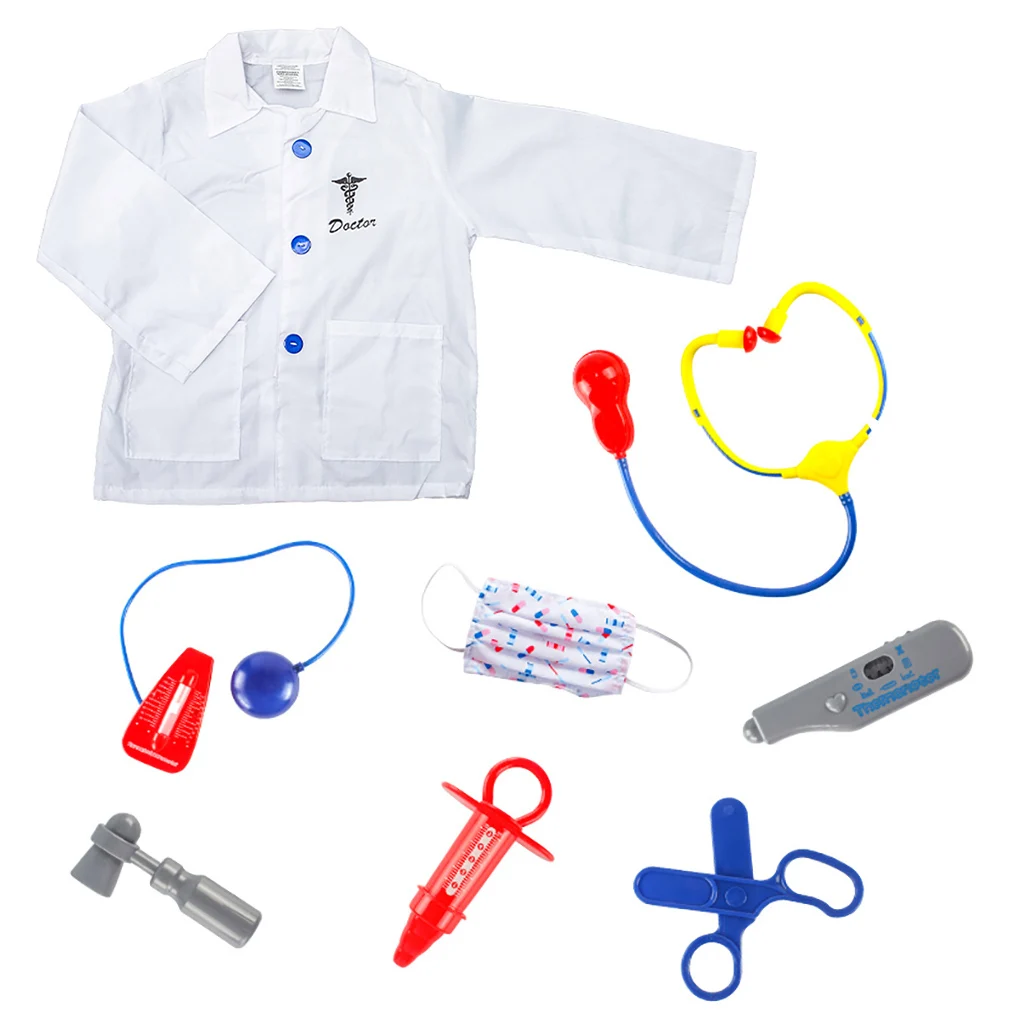 

1 Set Role Playing Set Early Educational Creative Multi-functional Practical Medical Equipment Simulated Medical Tools
