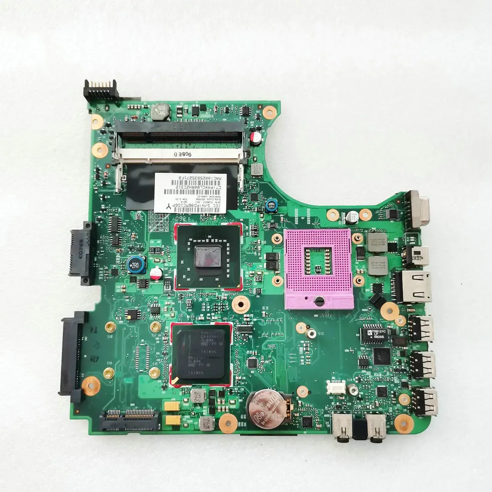 538409-001 538407-001 для HP Compaq 510 610 CQ510 CQ610 материнская плата ноутбука GM965 DDR2 Бесплатный ЦП -