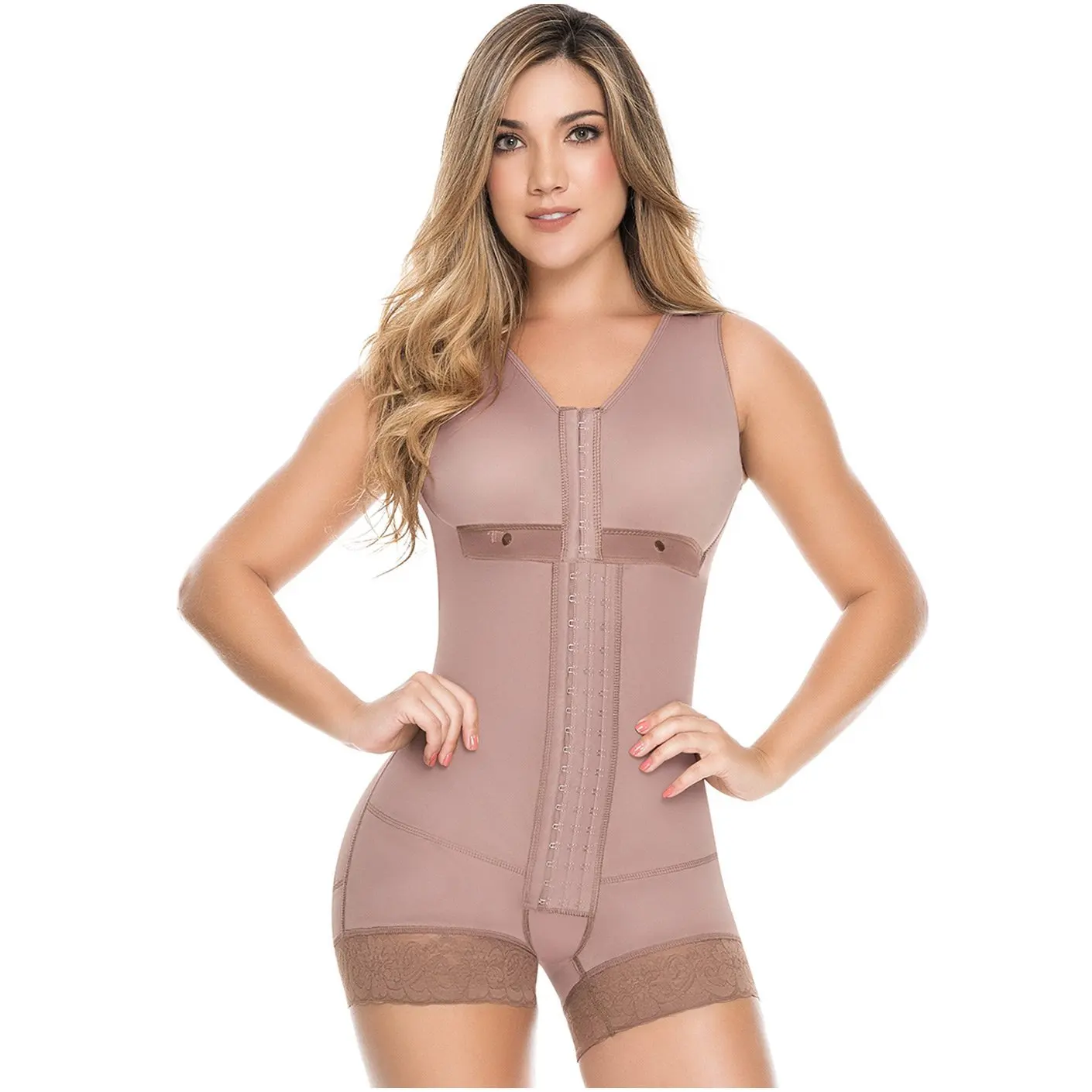 Waist Cincher Postpartum Body Shaper Waistband Design, Buttocks Hug Women After Surgery Faja
