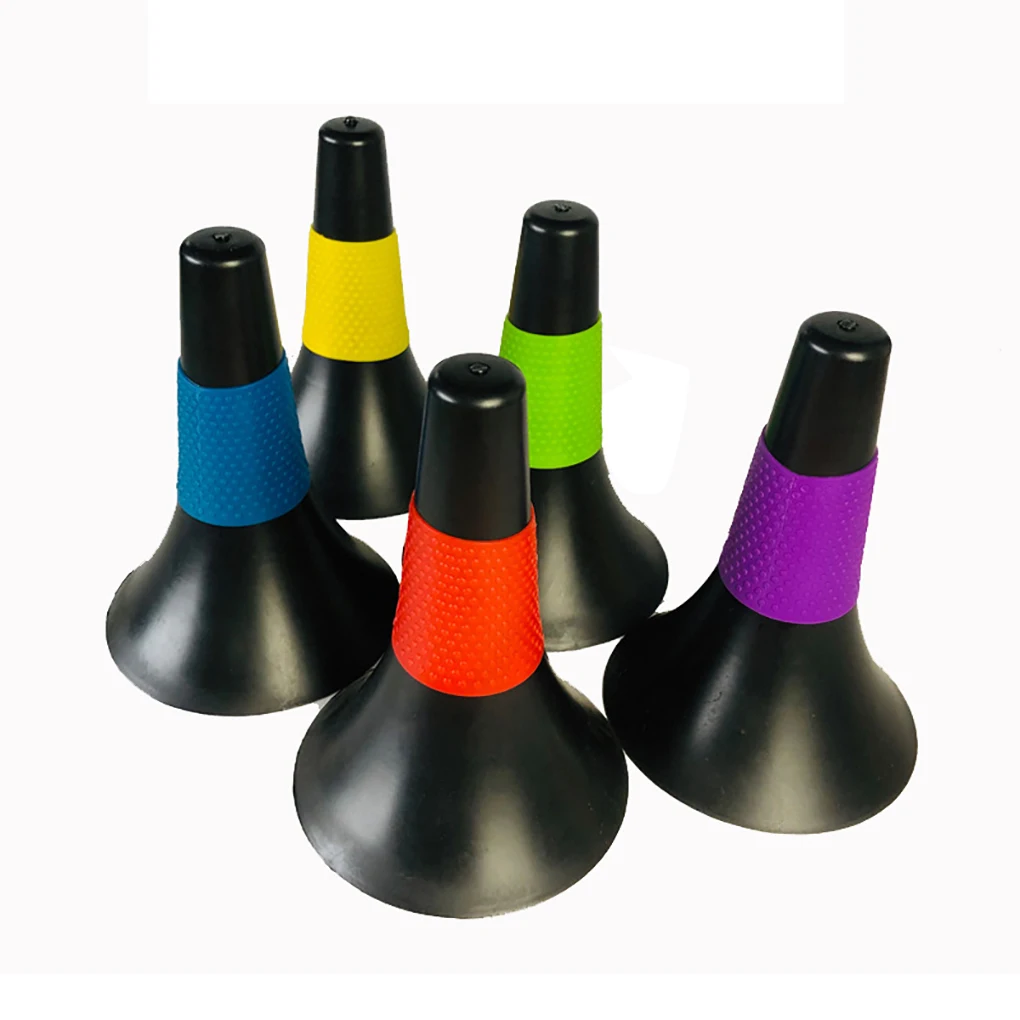 

Pack of 5 Sporting Marker Speeds Exercising Cone Basketball Volleyball Tennis Ball Practicing Cones Beginner Leaner