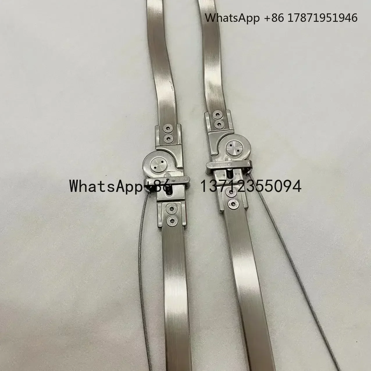 Прямой заводской ортопедический коленный сустав из нержавеющей стали пружинный