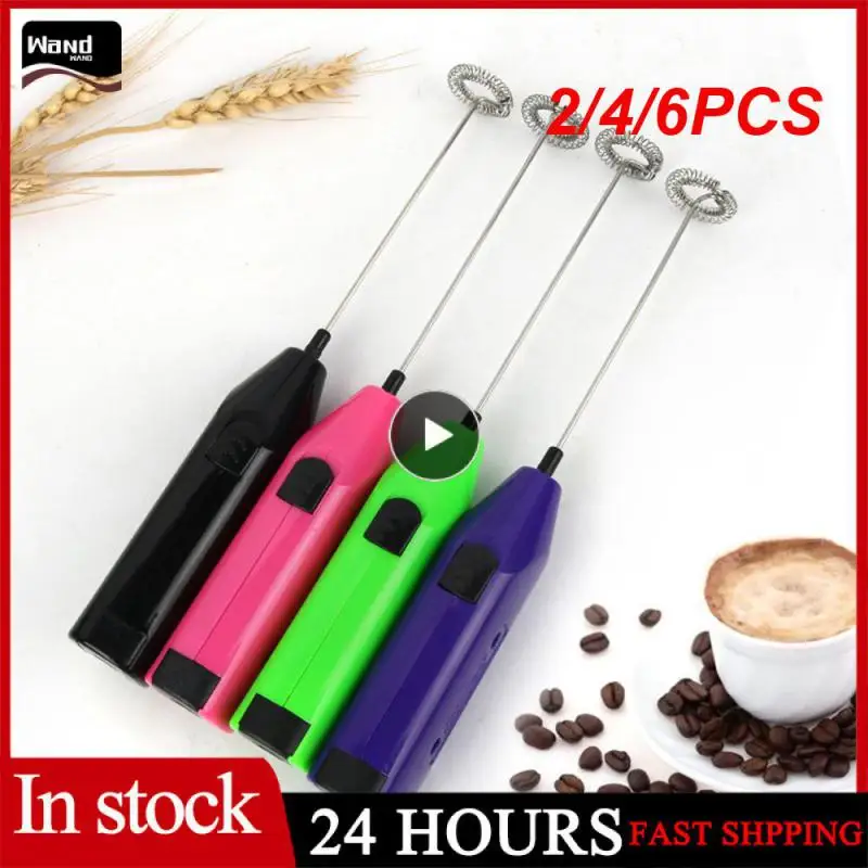 

2/4/6PCS Durable Beverage Stirrer Green Coffee Stirrer Multifunction Convenient Whisk Kitchen Tools Efficient