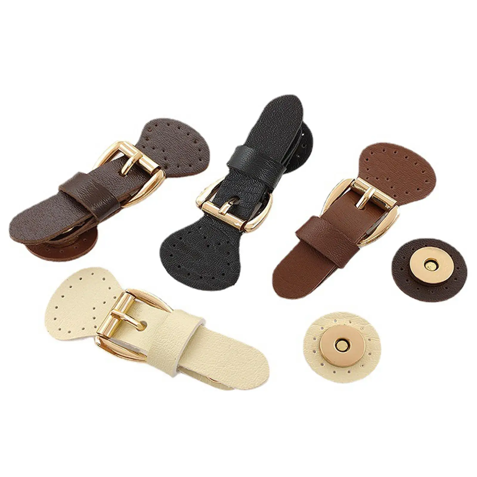 4Pcs Sew on Toggles Decor Clasp Replace Sewing Accessories Clips Connector Magnetic Buckles for Jacket Cloak Coat Shawl Poncho