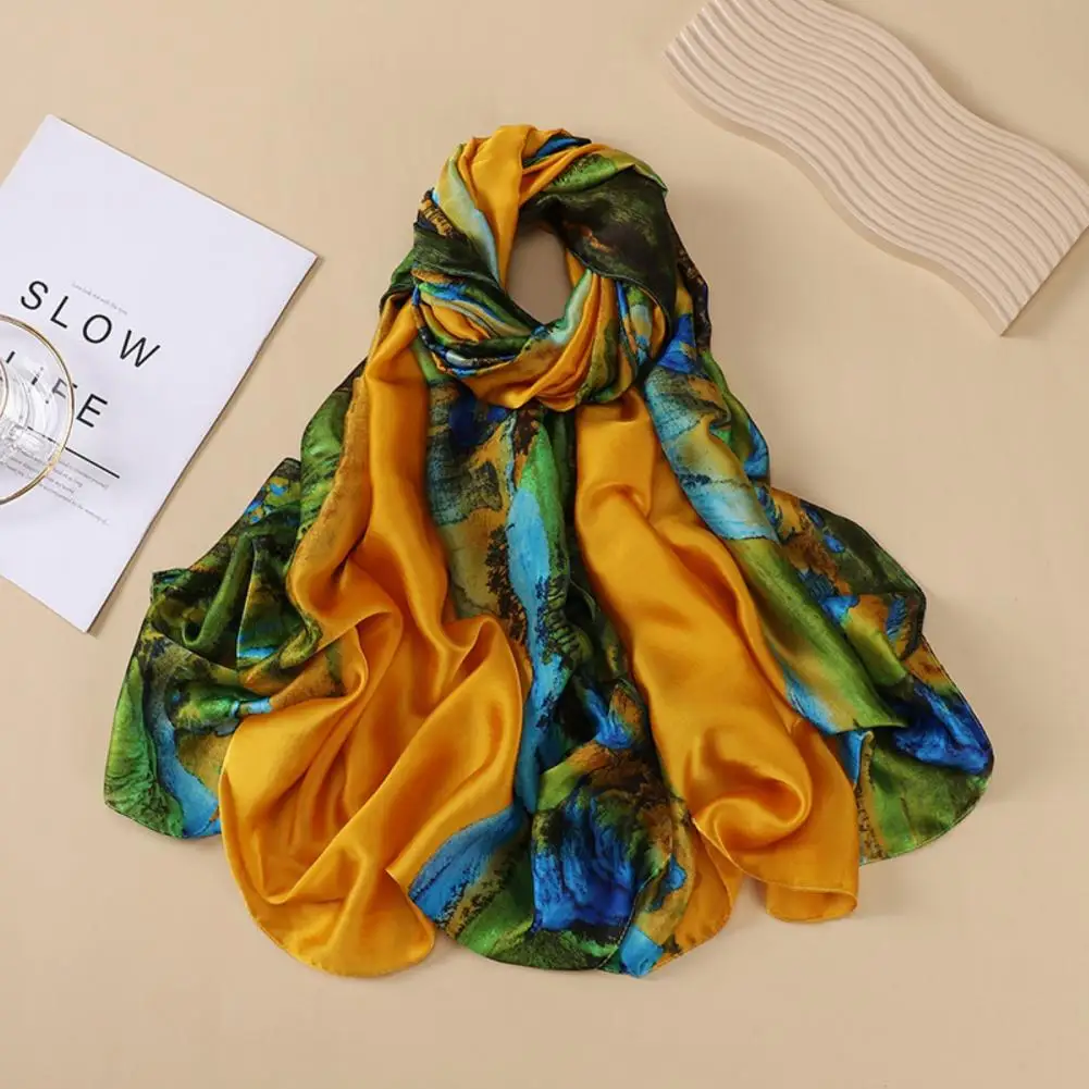 

Женский винтажный шарф в этническом стиле