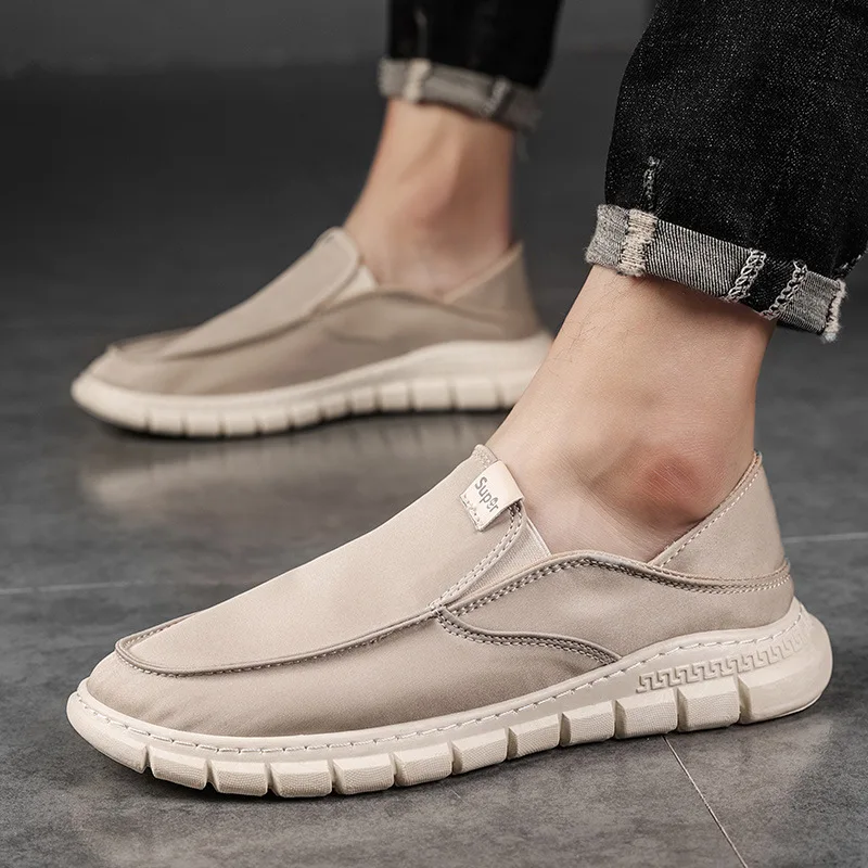 

Men's Cloth Shoes Breathable Comfortable Light Casual Slip-on Shoes Loafers Summer Fashion Sport Sneakers Shoes Canvas Shoes New