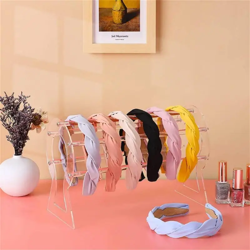 

Practical Headband Display Stand Acrylic Headband Holder Headband Organizer Necklace Jewelry Display Headband Storage Rack