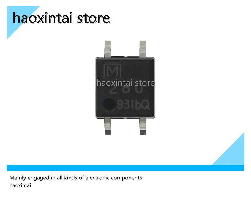 1pcs New original patch optocoupler AQY280S AQY280SX SOP4 foot silk screen 280 solid state relay