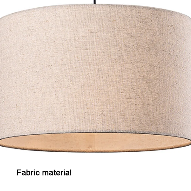 Скандинавский дизайн тканевые потолочные подвесные светильники для гостиной
