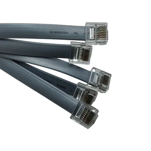 CY Плоский сетевой кабель Ethernet RJ45 черный