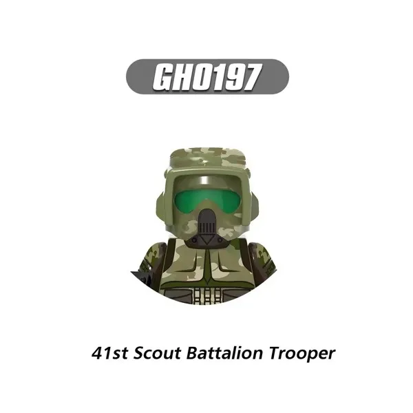Конструктор Shadow Stormtrooper: Фигурки Stone Ganch, Bly Bricks Squad, Командир Фокс, Мини-фигурки Kid TV6108, Игрушки (art.: 3920dcb325635) - 3920dcb325635