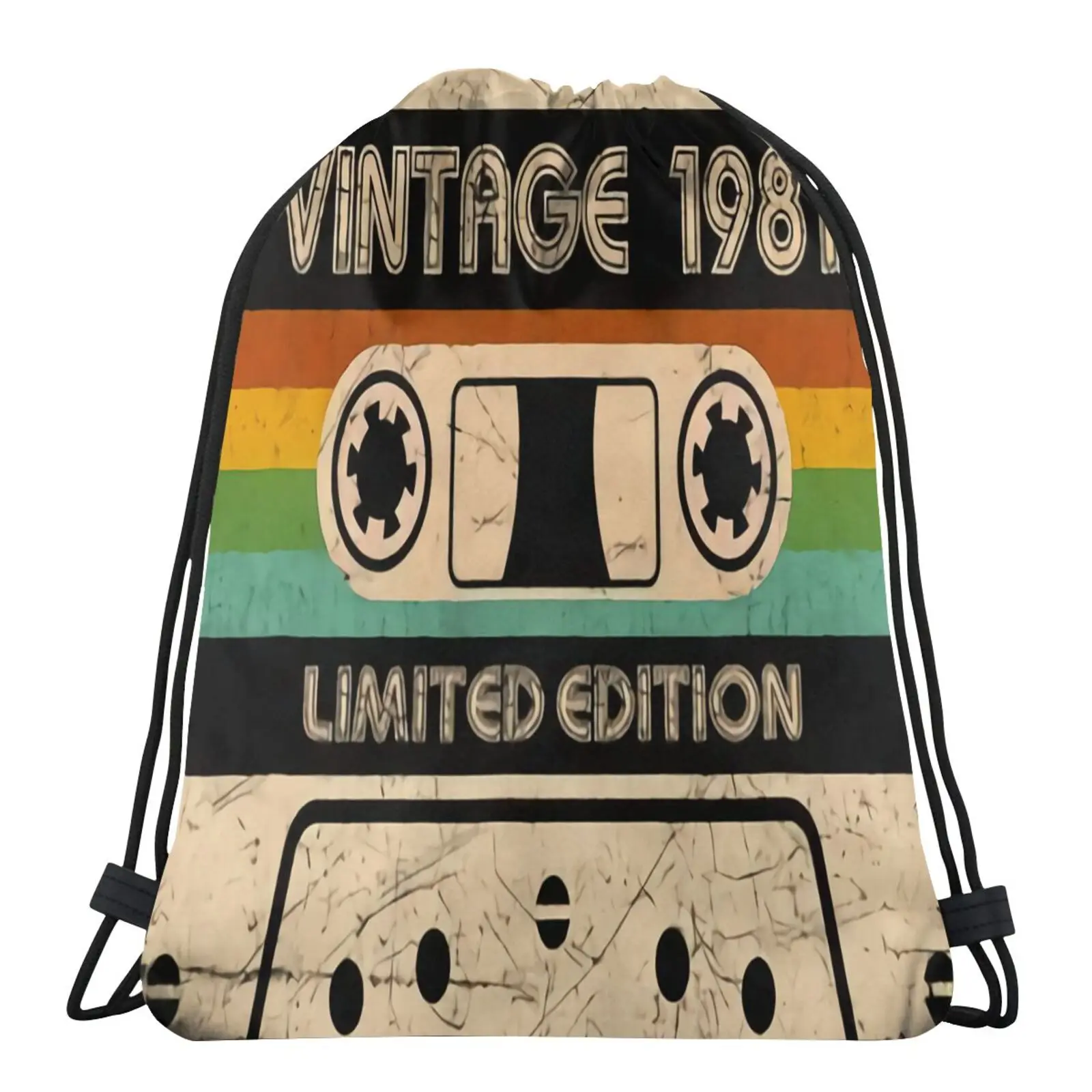 

40 Years Old 1981 Made In 3203 Bag Cloth Bag Dust Bag Shoe Backpack Canvas Bags Backpack Storage Bag Bags Women Sport Shoe Bag