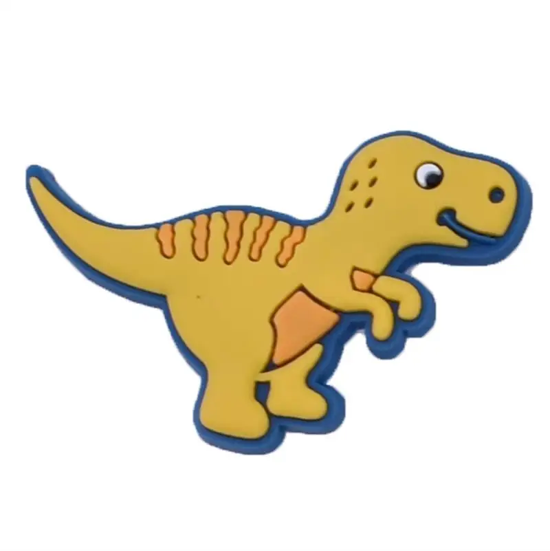 1Pcs Dinosaur Car Shoe Charms Accessories Fits For Crocs Boys Girls Kids Women Teens Christmas Gifts Birthday Party Favors - купить по