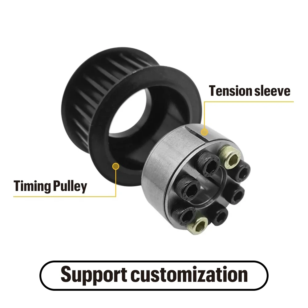 Стальной шкив ГРМ HTD 8M без ключа