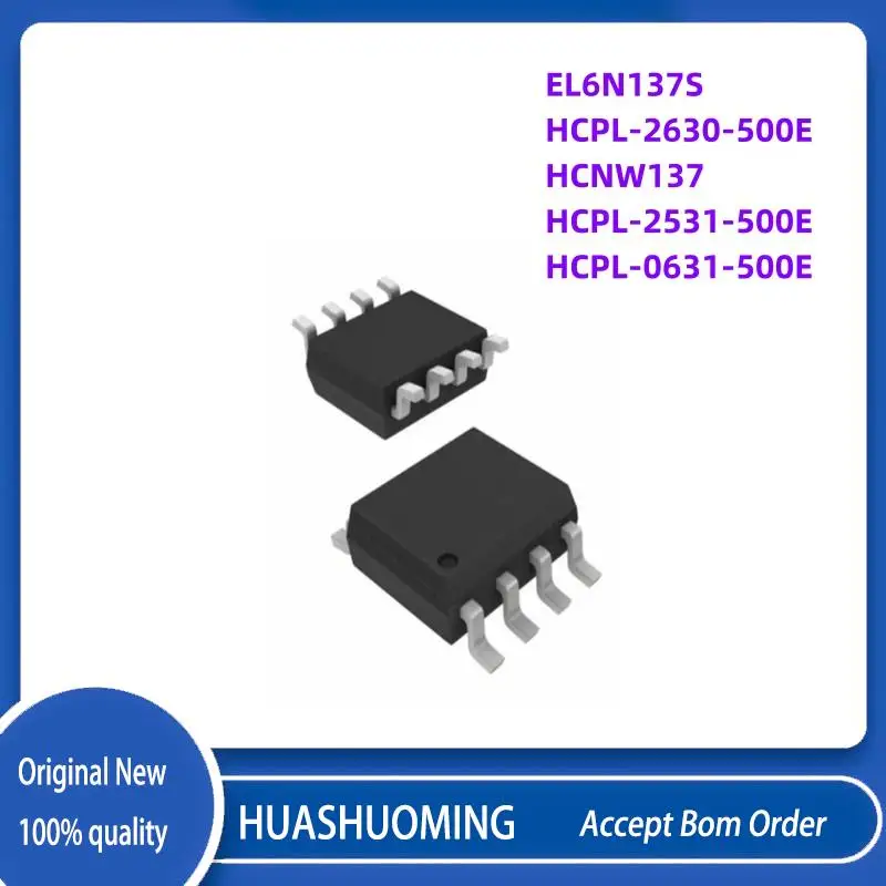

Новинка, 10 шт./лот, EL6N137S HCPL-2630-500E HCNW137-500E HCPL-2531-500E HCPL-0631-500E SOP-8