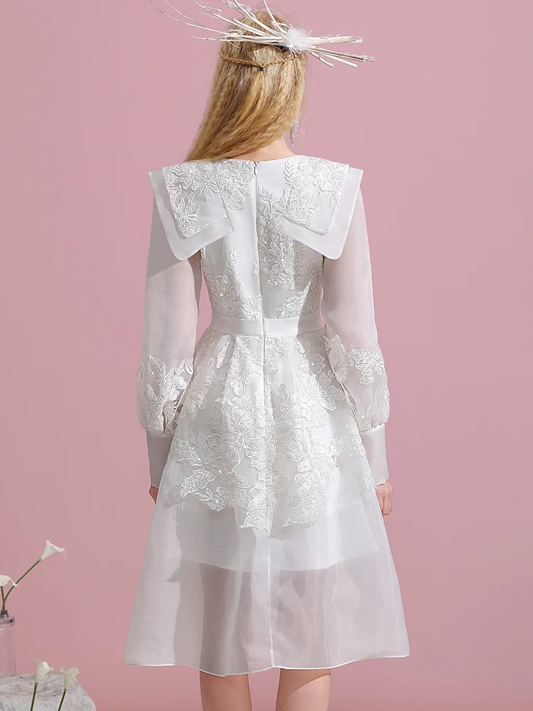 LEOSOXS Элегантное кружевное платье