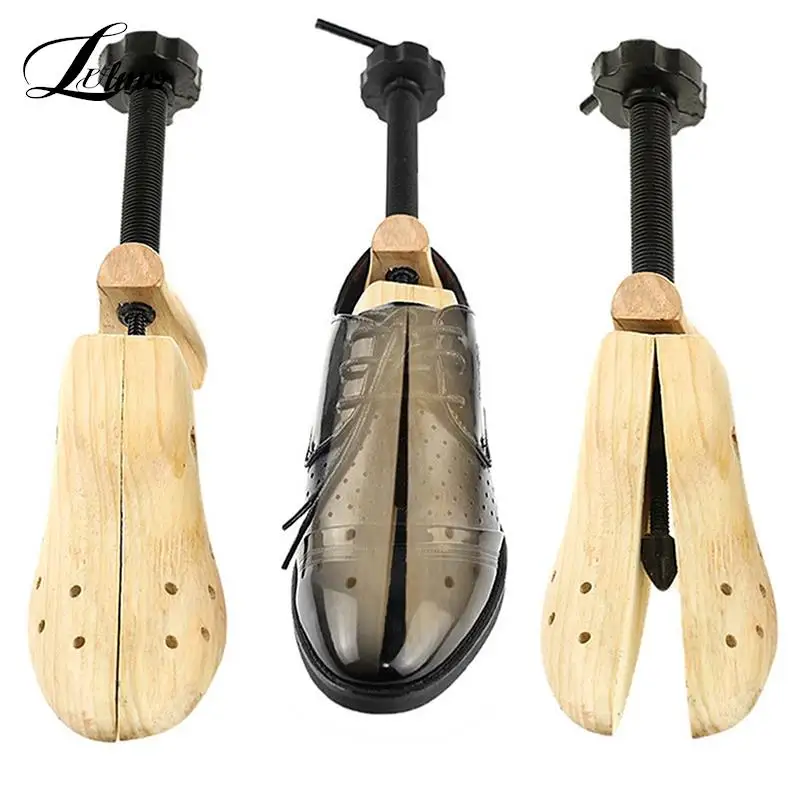 1PCS Stretcher Shoes Tree Shaper Rack Unisex Shoe S/M/L For Women Man Adjustable Wooden Pumps Boots Expander Trees Size