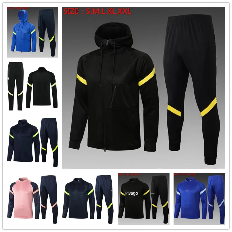 

2022-23 new Men's Kids Soccer Sports City Sweater Hoodie Jacket Training Tracksuit Sets adult Survetement Tracksuit jogging kits