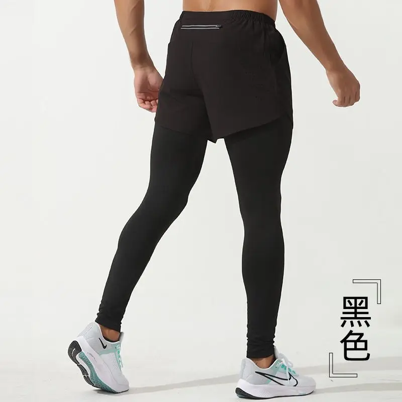 Повседневные брюки 2 в 1 шорты с открытой промежностью для бега на открытом