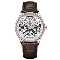 agelocer men watch automatic top brand mechanical wrist watch sapphire clock mechanism self winding watches luxtury man