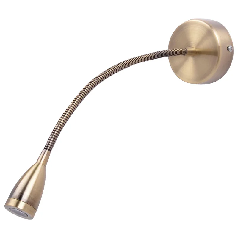 

Настенные светильники zxjien, бронзовая отделка, LED, гибкие