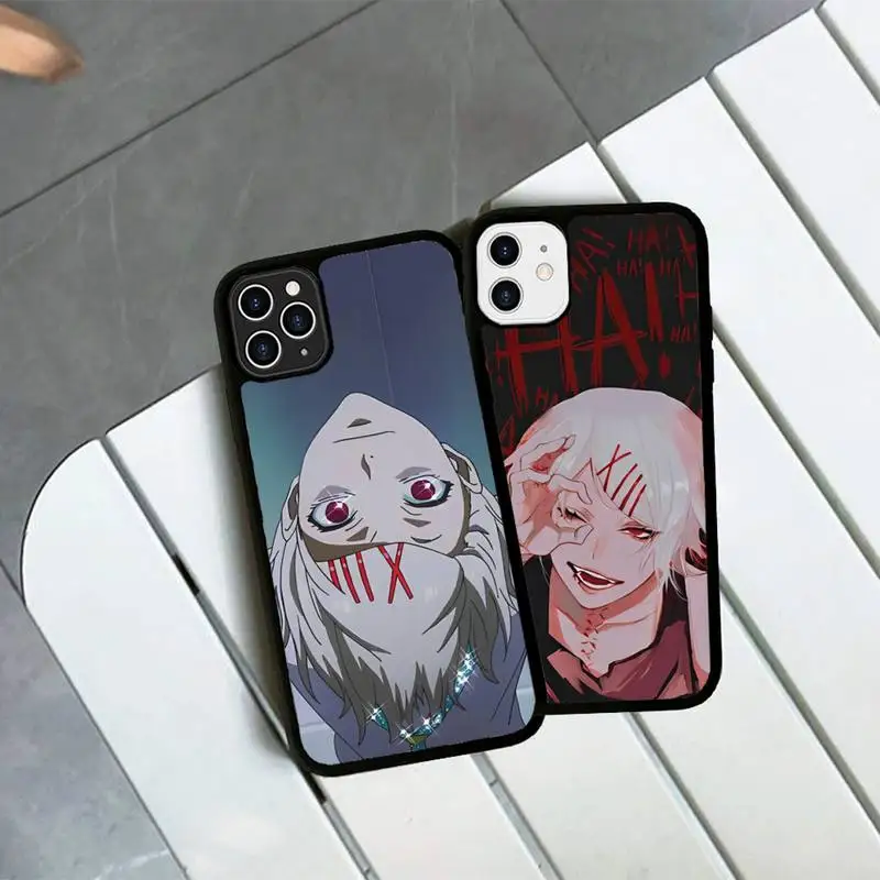 

Anime JUUZOU SUZUYA Tokyo Ghouls Phone Case Silicone PC+TPU Case for iPhone 11 12 13 Pro Max 8 7 6 Plus X SE XR Hard Fundas