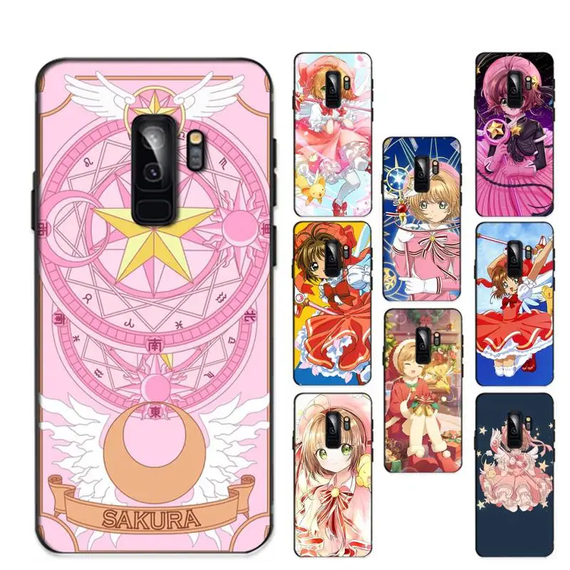 

FHNBLJ Card Captor Sakura Phone Case for Samsung S20 lite S21 S10 S9 plus for Redmi Note8 9pro for Huawei Y6 cover