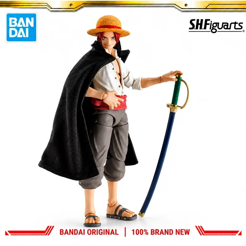 Фото В наличии: Оригинальная фигурка Bandai S.H.Figuarts One Piece Monkey D. Luffy, новая, в коробке, коллекционная модель персонажа аниме, игрушка. №1