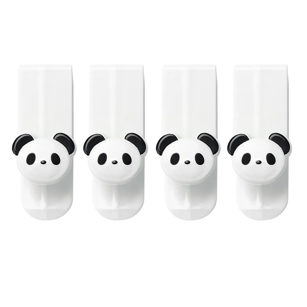 

4 PCS Kitchen Hanging Hooks Cabinet Cupboard Door Waste Bag Holder Multi-function Hanger The Single