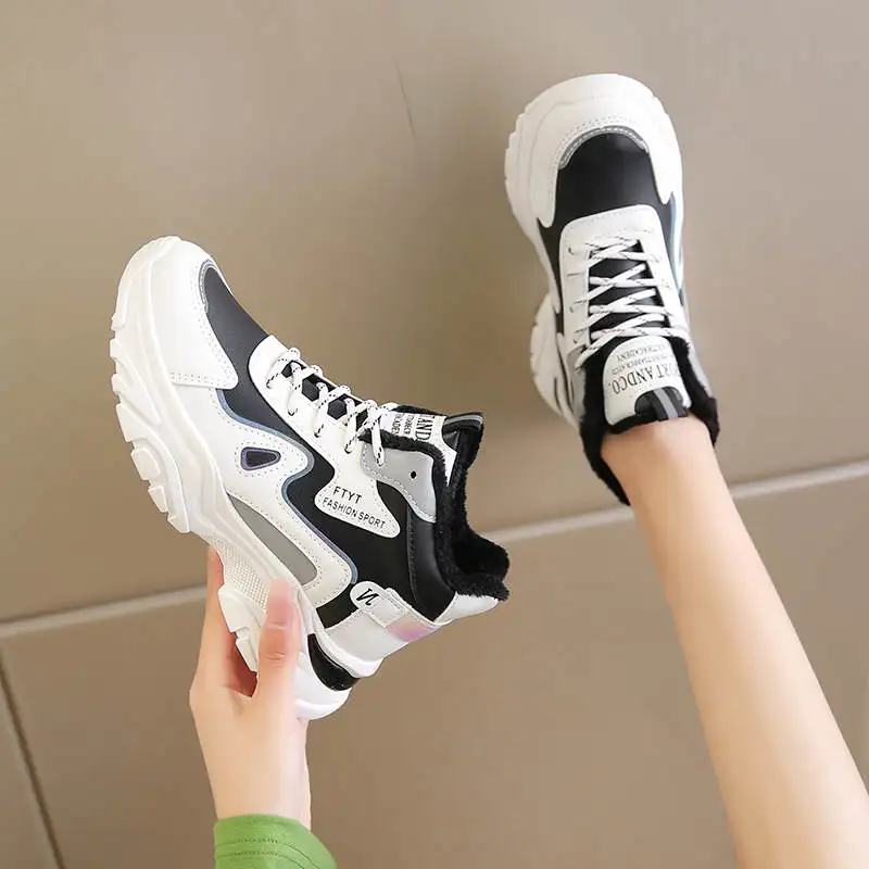 

Спортивная обувь на платформе для женщин, женские кроссовки для упражнений, роскошная Брендовая женская спортивная обувь высокого качеств...