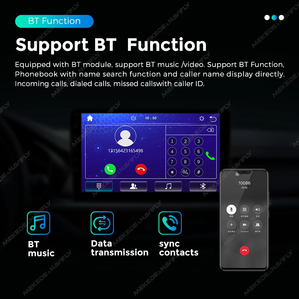 Автомобильный мультимедийный плеер NaviFly Automagnetico 2Din для Mercedes Benz со встроенным GPS
