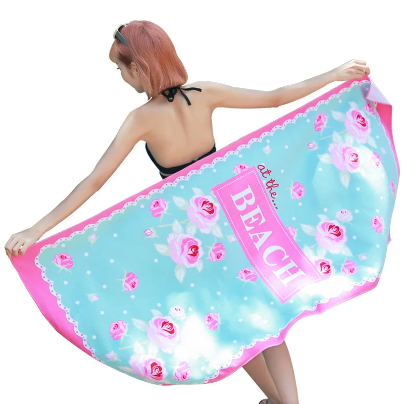 

Rectangle Beach Towel Quick-Dry Soft Water Absorbing Breathable for Adults Large Playa Grande Serviette De Plage Toalha De Banho