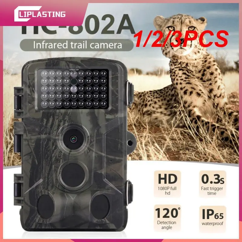 

1/2/3PCS Outdoor Trail Camera 20MP 1080P Waterproof Wildlife Hunting Scouting Game Infrared Night Surveillance Trap