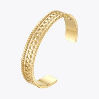 enfashion stainless steel o chain gold color bracelet for women 2022 fashion jewelry bracelets bangle pulseras mujer b222275