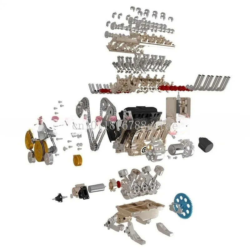 Механическая металлическая сборка DUKE BEAR HOME Teching V8 набор для самостоятельной