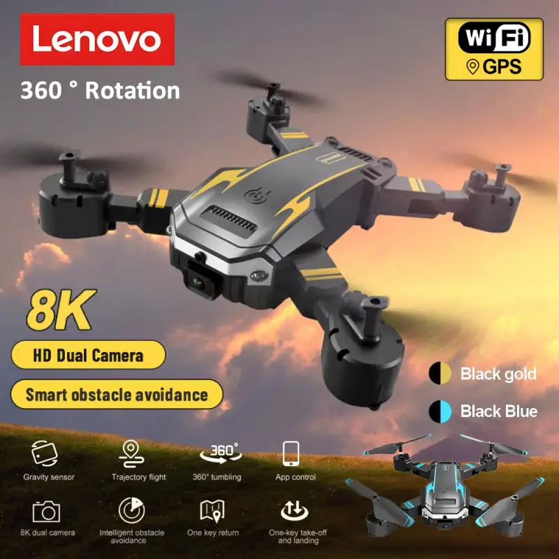 

Lenovo New G6 Pro Drone 8K GPS Professional HD Aerial Photography Dual-Camera Omnidirectional Obstacle Avoidance Quadrotor 5000M