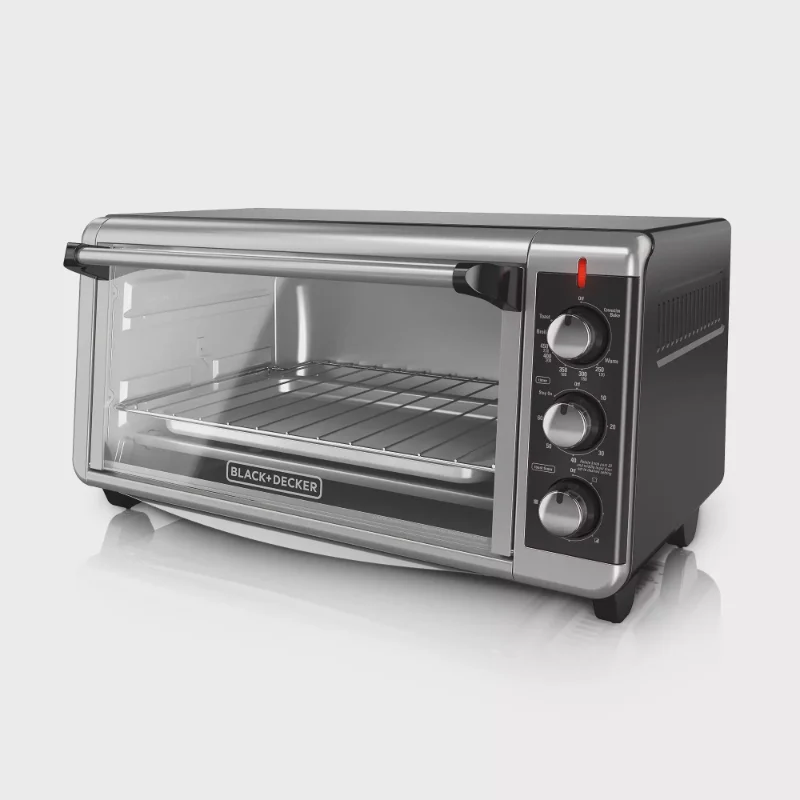 

BLACK+DECKER 8 Slice Extra-Wide Stainless Steel Countertop Toaster Oven