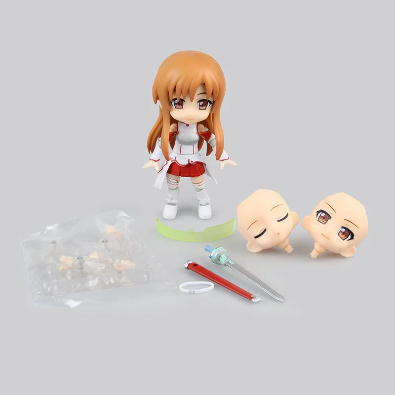 

Sword Art Online AsunaYuuki Cu-poche Q Edition Clay 017 Action Figure Model Toys Joint Movable Doll Christmas Gift For Boyfriend