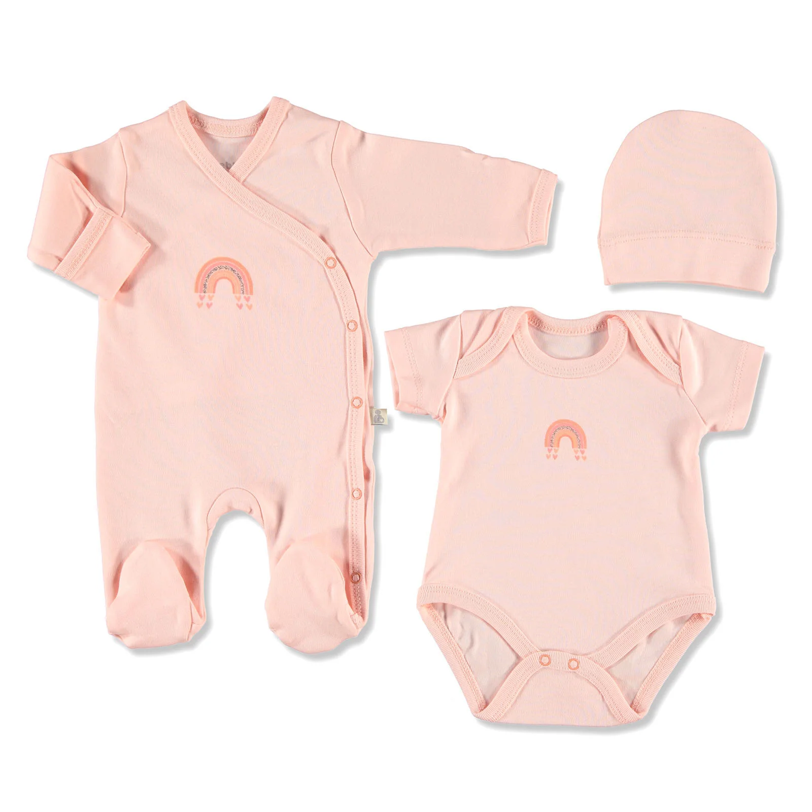 

ebebek Bebbek Organic Tulum Body Hat Premature Set