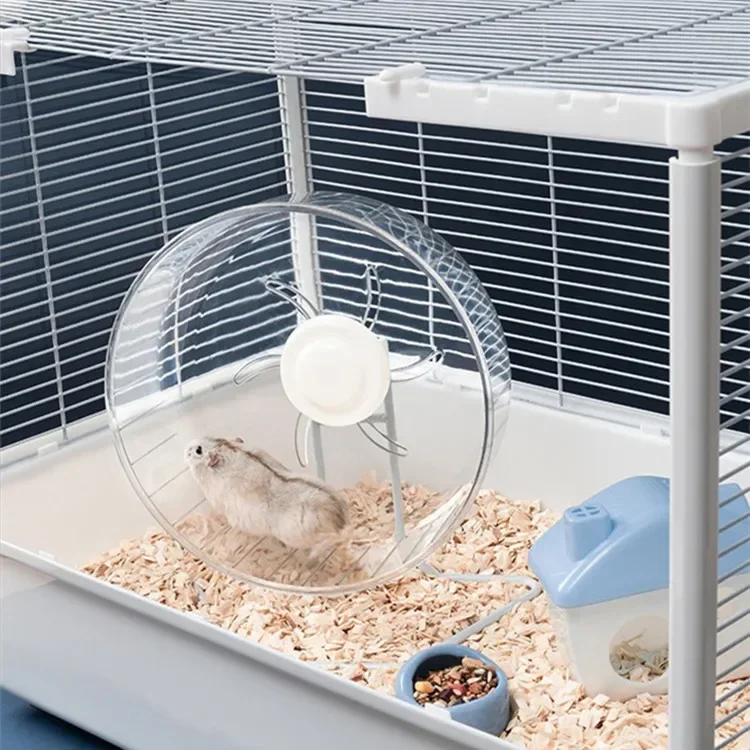 Прозрачные беговые колеса для хомяка Тренажерное колесо с металлической