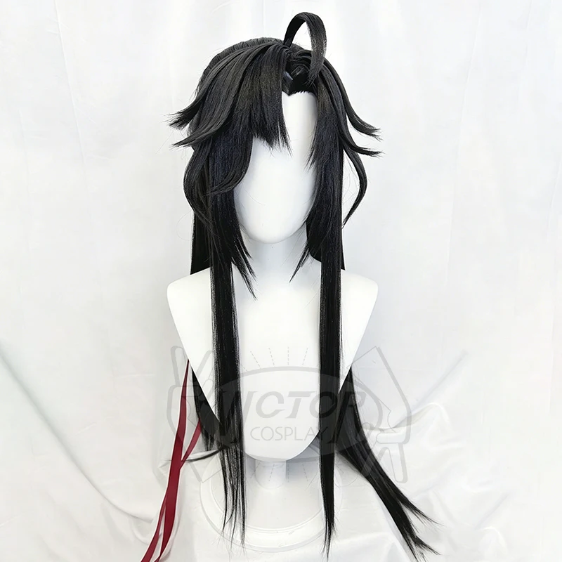 Фото Костюм для косплея Hell's Paradise Yamada Asaemon Sagiri, парик Jigoku Raku, темно-коричневый, с длинными бакенбардами и хвостом-холодфриком + бесплатная шапочка для парика №1