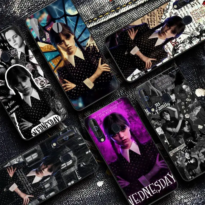 

Wednesday Addams Family Phone Case for Samsung A51 01 50 71 21S 70 31 40 30 10 20 S E 11 91 A7 A8 2018
