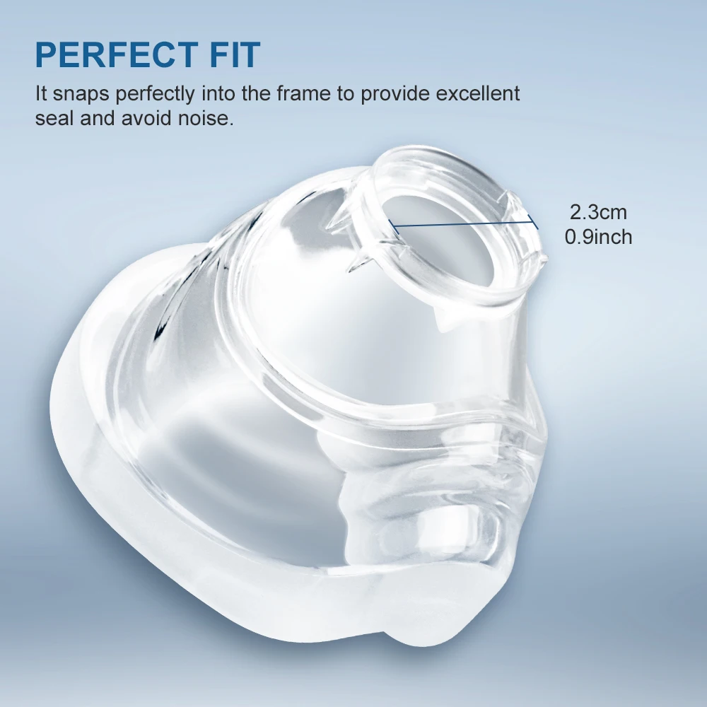 Фото Сменная подушка, совместимая с подушкой для носовой маски N20 AirFit CPAP Премиум и плотно прилегающая из мягкого и прочного материала, чехол для носа №5