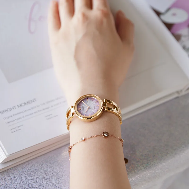 CITIZEN новые женские часы Citys легкие кинетические модные повседневные простые для