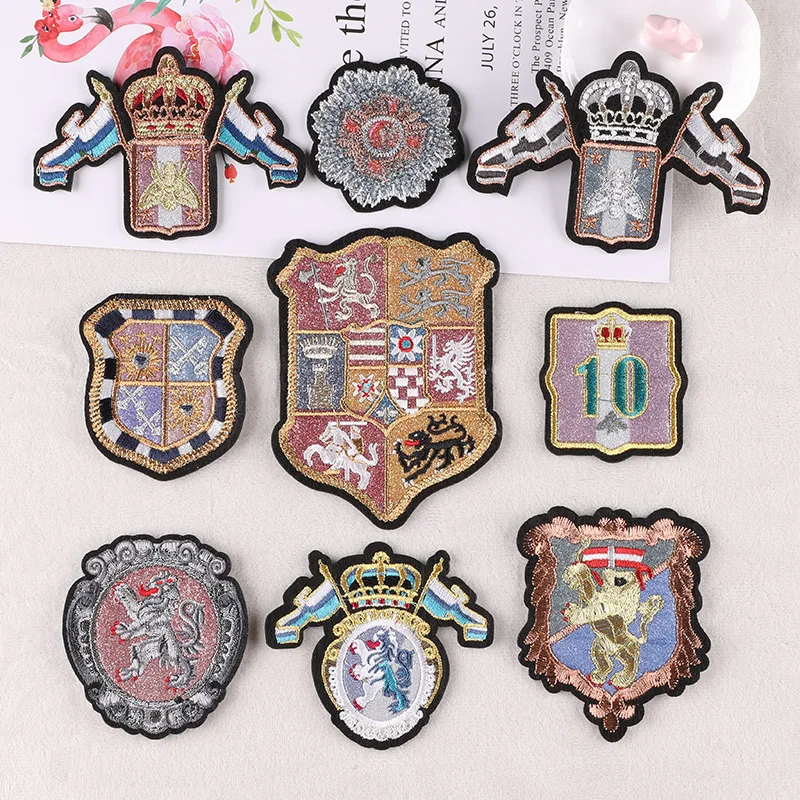 

Fashion Coat Shoes Hat Decoration Accessories Fusible Patch Free Shipping Iron on Patches European Style Patches for Clothing